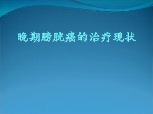 晚期膀胱癌治疗PPT课件
