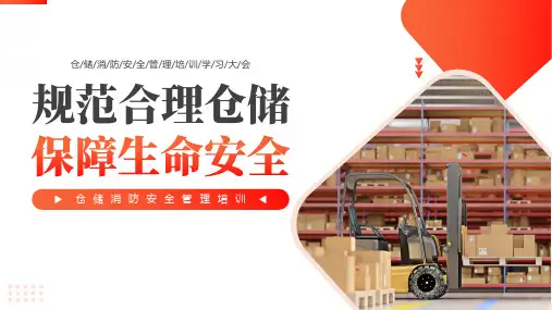 仓储消防安全管理培训规范合理仓储课件PPT
