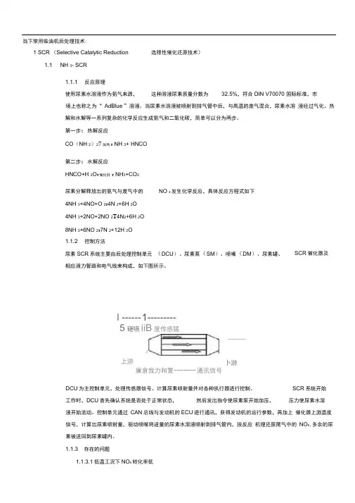 HW：柴油机后处理技术概述