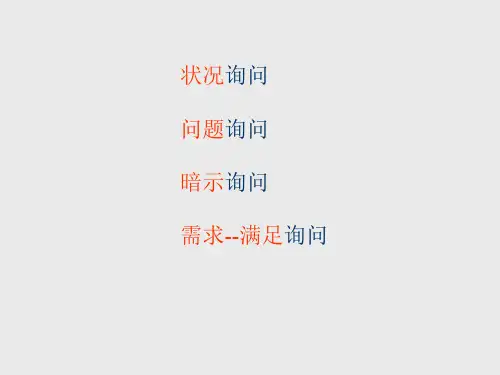 大客户销售技术之基础篇(spin)PPT课件
