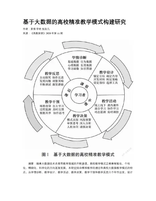 基于大数据的高校精准教学模式构建研究
