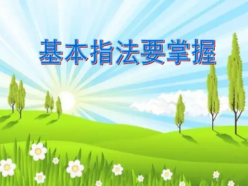 基本指法要掌握ppt课件