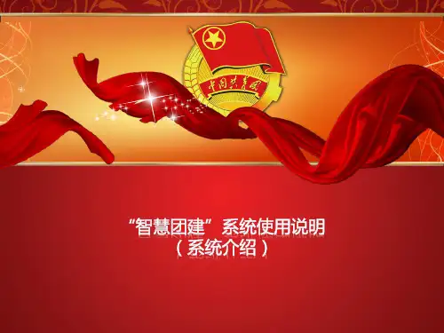 团支部智慧团建系统使用情况介绍
