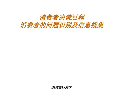 消费者行为学课件问题识别、信息收集.pptx
