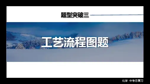 2024年中考化学题型突破三工艺流程图题