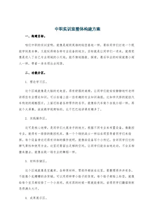 中职实训室整体构建方案