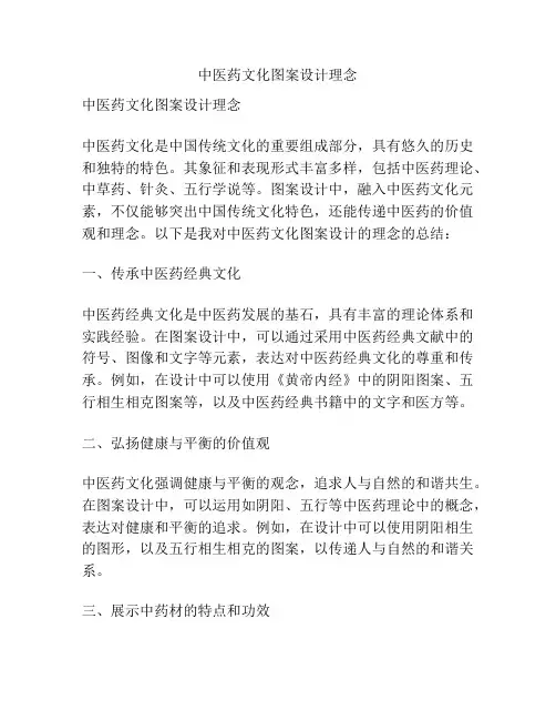 中医药文化图案设计理念