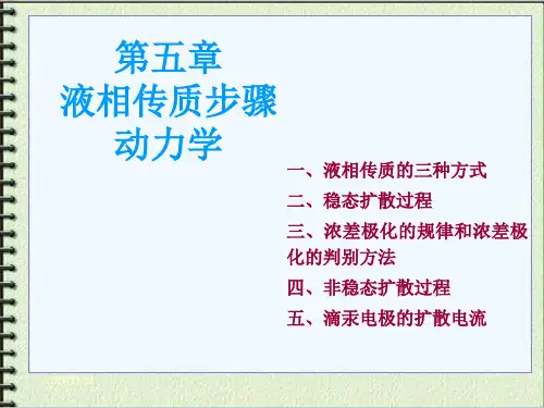 第五章液相传质步骤动力学 共44页PPT资料