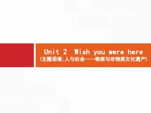 2019高三英语(译林版)一轮课件：模块二 Unit 2