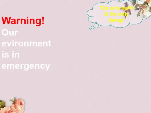 环境保护Environment(PPT 35页)