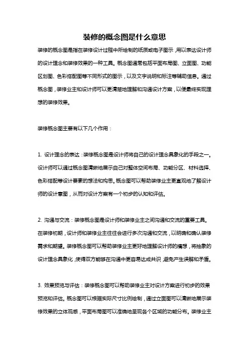 装修的概念图是什么意思