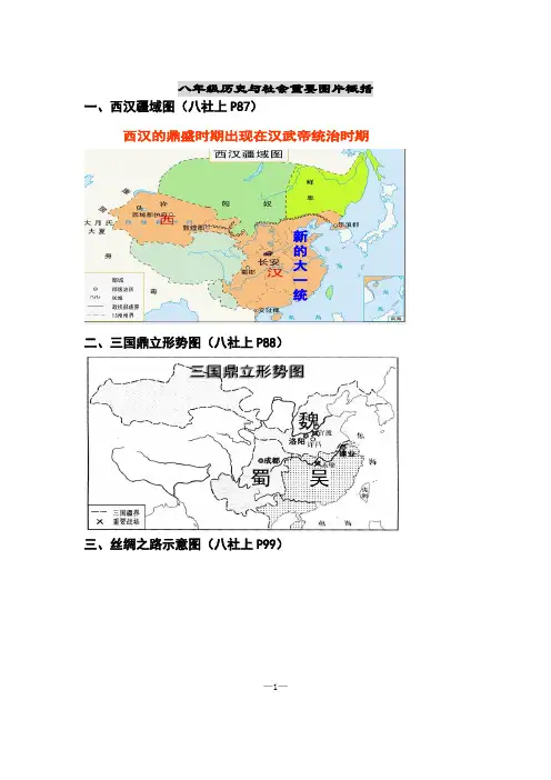 浙江中考——八年级历史与社会重要地图