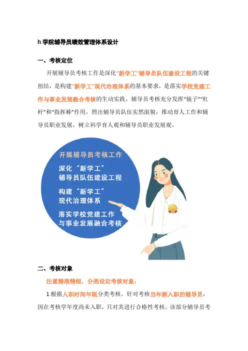 h学院辅导员绩效管理体系设计