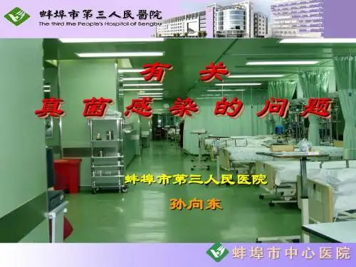 ICU的真菌感染问题(孙向东)