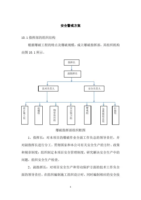 安全警戒方案