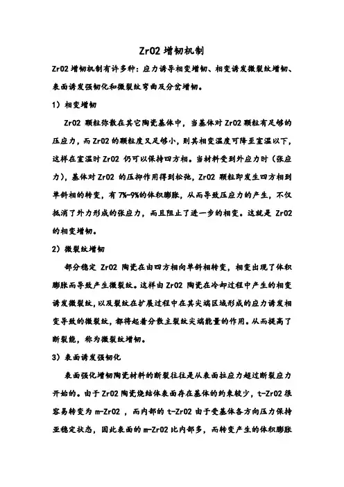 ZrO2增韧机理