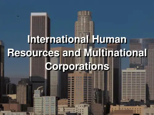 International-Human-Resource-Management国际人力资源管理