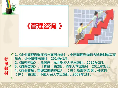 企业管理咨询培训教材