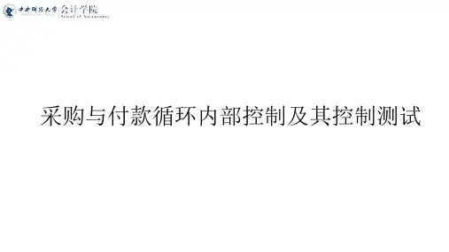 采购与付款循环内部控制及其控制测试