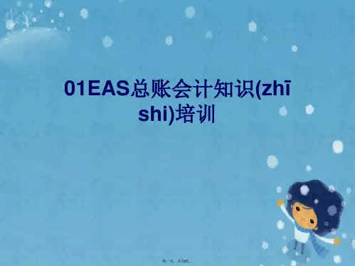 01EAS总账会计知识培训