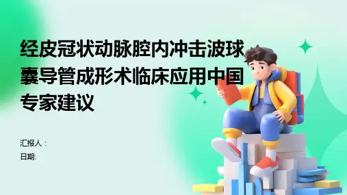 经皮冠状动脉腔内冲击波球囊导管成形术临床应用中国专家建议