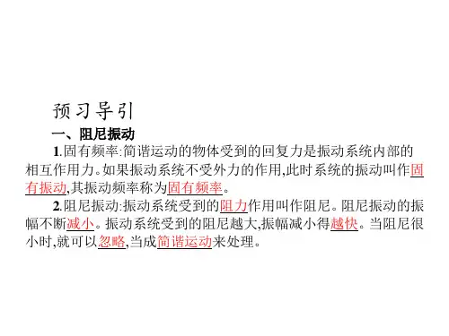 外力作用下的振动课件