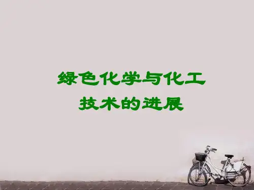 绿色化学与化工技术的发展  ppt课件