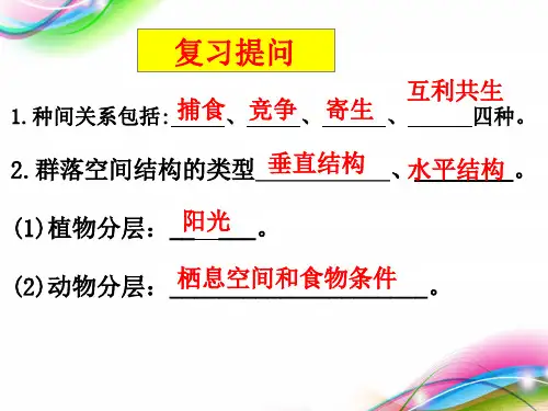 人教版高中生物必修群落的演替公开课-PPT