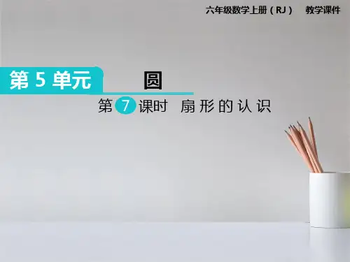 人教版六年级数学上册扇形的认识课件