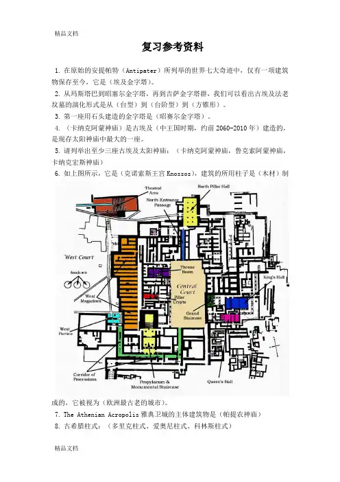(整理)建筑赏析复习资料