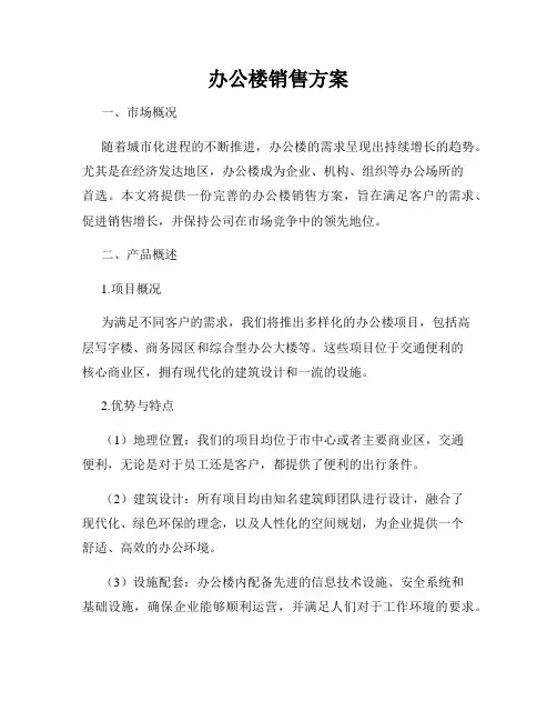 办公楼销售方案