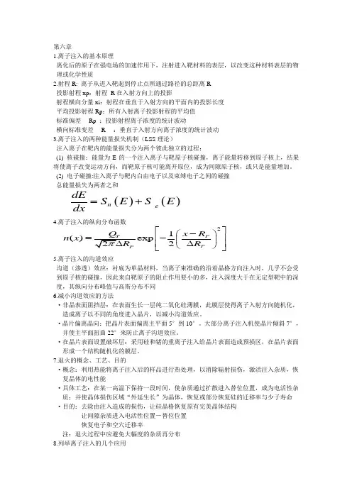微电子工艺概论6-12