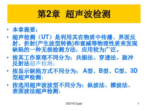 无损检测超声波ppt课件