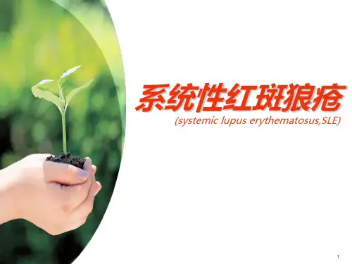 系统性红斑狼疮护理ppt课件