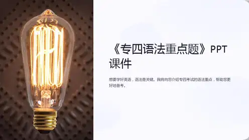 《专四语法重点题》课件