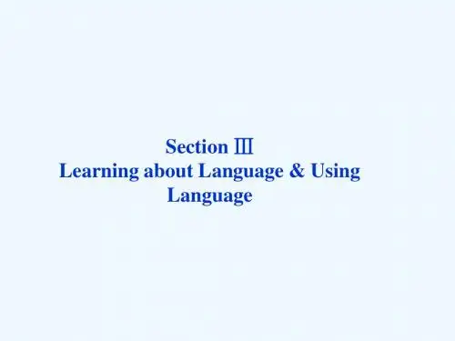 人教版必修五Unit5《First Aid》(Learning about Language)ppt课件