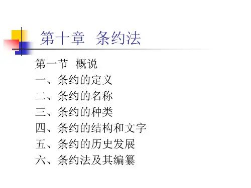 国际法(条约)