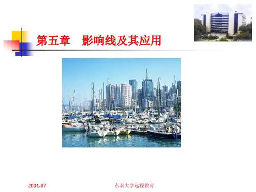 结构力学课件-第五章 影响线及其应用