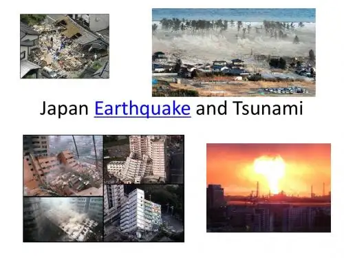日本地震与海啸【英文精品】