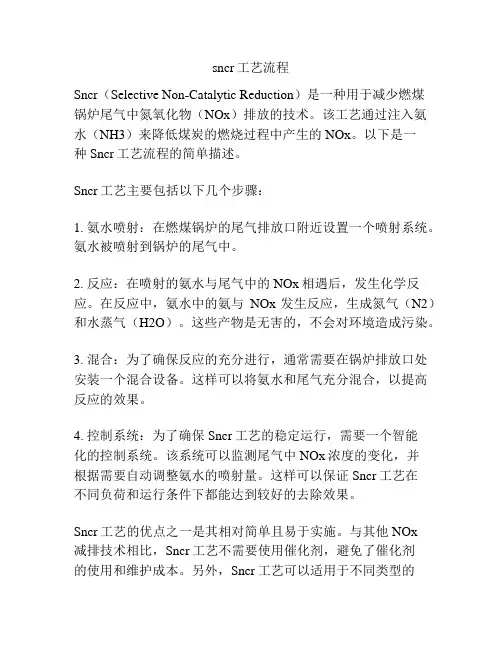sncr工艺流程