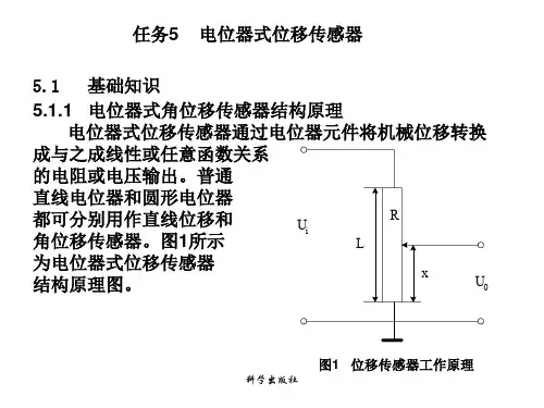 任务5-电位器式位移传感器