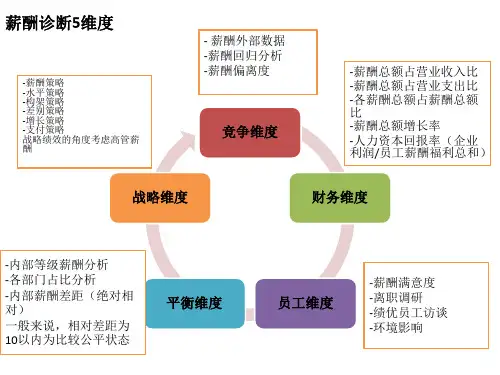 薪酬诊断5维度