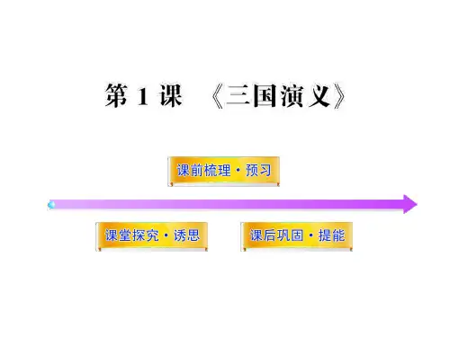 《三国演义》之《曹操借刀》(新人教版·选修)(60张ppt)