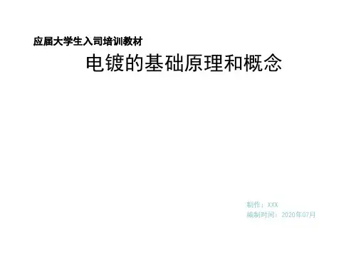 PCB工艺基础8-电镀基础原理和概念培训