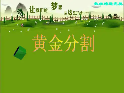 人教版初中数学课标版九年级上册第二十一章阅读与思考 黄金分割数(共51张PPT)