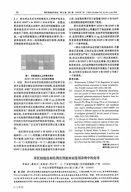 尿红细胞位相检测在肾脏疾病鉴别诊断中的应用