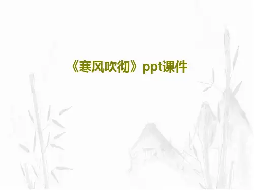 《寒风吹彻》ppt课件共33页文档