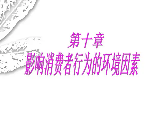 文化与消费者行为