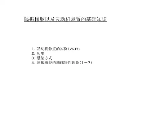 发动机悬置设计1