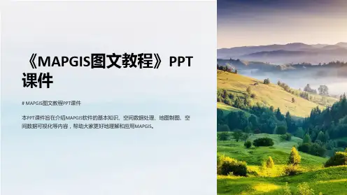 《MAPGIS图文教程》课件